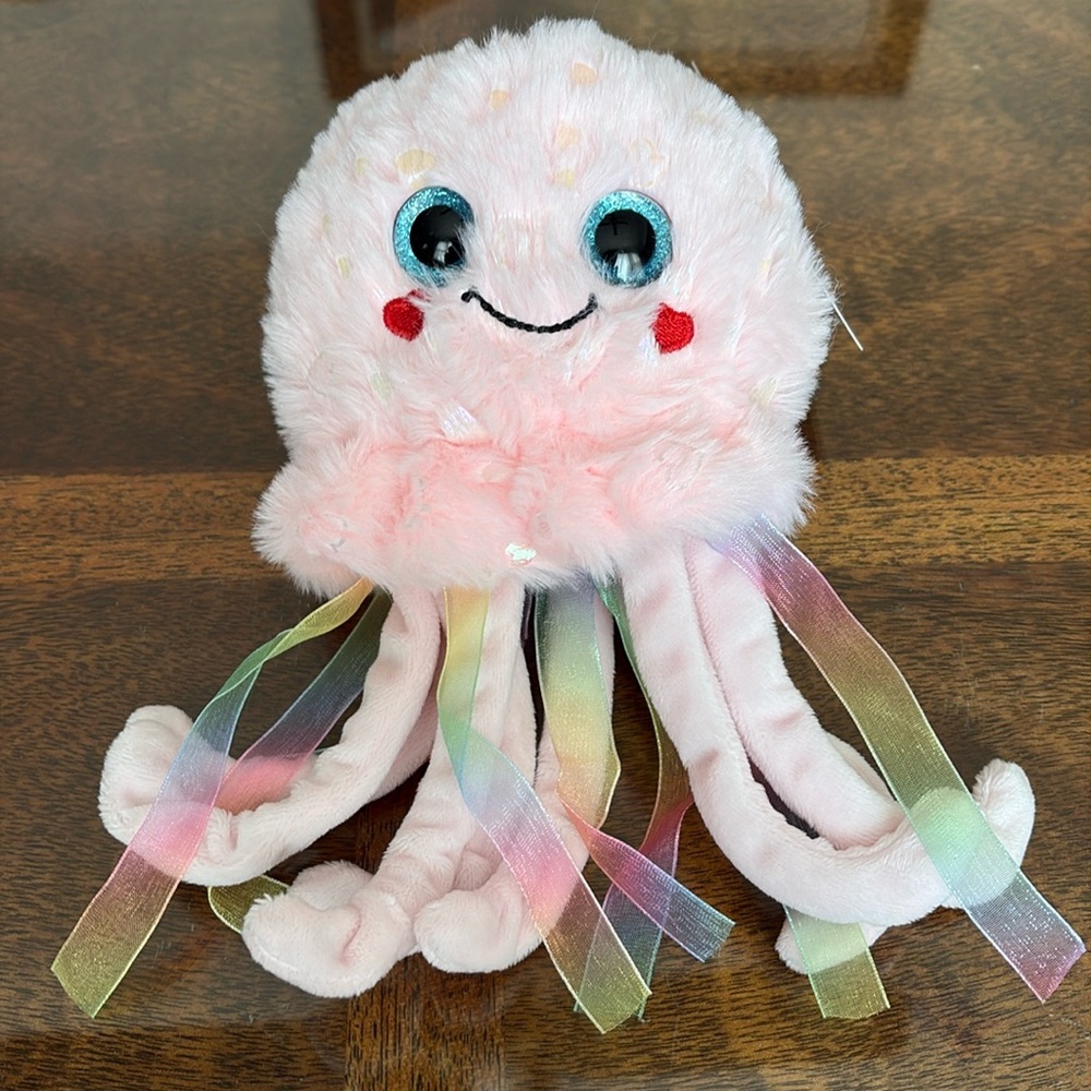 Happy Pink Jellyfish Plush Jelly Fish Stuffed Sea Animal Way To Celebrate